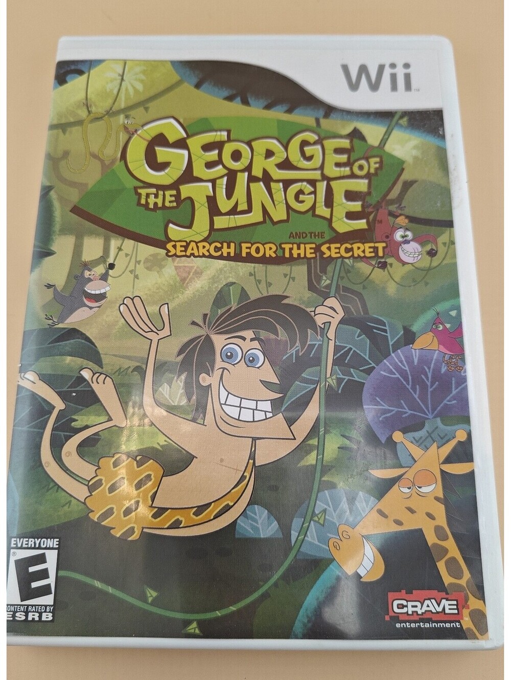 George of the Jungle Search for the Secret Nintendo Wii 2008 Complete